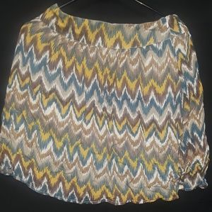 Try Me Tribal Print Short Skirt
